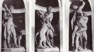 Schweres Heldendasein: Herkulestaten von R. A. Boos, ehemals in den Hofgartenarkaden