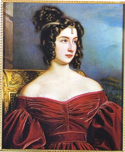Stielers Porträt der "schönen Marianna" aus der Nympenburger Schönheitengalerie (W.A.F.)