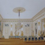 Salon der Königin Karoline, Aquarell v. F.X. Nachtmann aus dem Wittelsbacher Album, Wittelsbacher Ausgleichsfonds