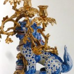 Japan. Löwenskulptur von ca. 1670/90 mit franz. Bronzemontierung aus dem frühen 18. Jh.