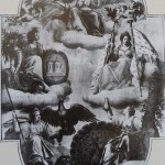 Während der Ehrgeiz rechts nur dem eitlen Ruhm opfert, streben Herrschertugend und Ehre rechts nach der wahren Glorie - zumindest in der Theorie...