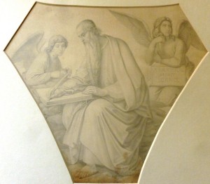 unser Geschenk! Heinrich Maria von Heß, Hl. Mathäus, Bleistift auf Papier, um 1830