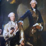 Herr und Höfling - gleichermaßen der Mode untertan... Bildnis des Kurfürsten Max III. Joseph und des Grafen Seeau oder Salern mit modischen Zopfperücken, G. Desmarées, 1755, Residenzmuseum