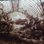 Gemalter Neuntausender - leider ohne Yeti... Hist. Aufnahme v. J. Albert 1870/80