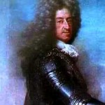 Großer Selbstdarsetller, schlechter Wirtschafter - Faschingsfreund und Kurfürst Max Emanuel im Feldherrn-Kostüm, Pastell von J. Vivien (Ausschnitt)