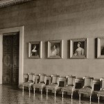 Die alte Hängung im Festsaalbau der Residenz