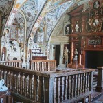 Auf der Estrade des Antiquariums befand sich einst unübersehbar die üppig dekorierte Fürstentafel...