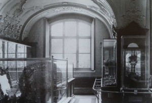Historische Aufnahme der alten Schatzkammer (heute Kassenraum)