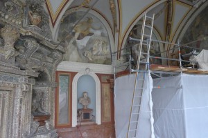 Verschleierte Schönheit - die Wandmalereien aus dem späten 16. Jh. in der Grottenhalle der Residenz