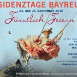 Schwungvoll die Fetzen fliegen lassen - aber mit Stil: das kann man ideal während der Residenztage Bayreuth!