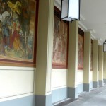 frisch restauriert - die Hofgartenarkaden am Odeonsplatz