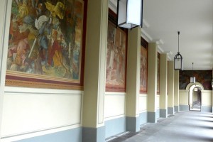 frisch restauriert - die Hofgartenarkaden am Odeonsplatz