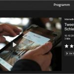 Selbst der BR berichtete in der Abendschau vo 10.10.16 über unseren Tweetwalk #Lustwandeln in Schleißheim. Screenshot von BR Mediathek Video Seite.