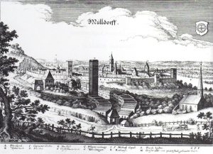 Stadtansicht Mühldorf Stich