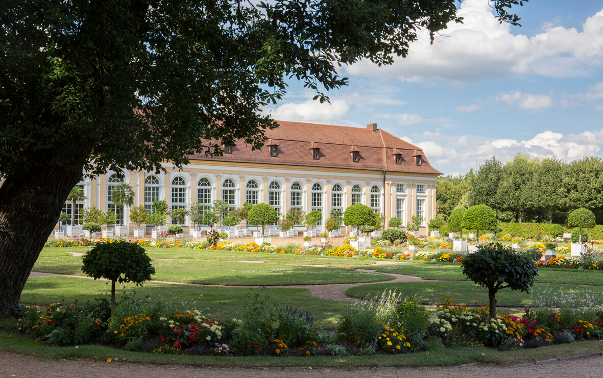 Ansbach Hofgarten_Orangerie und Parterre