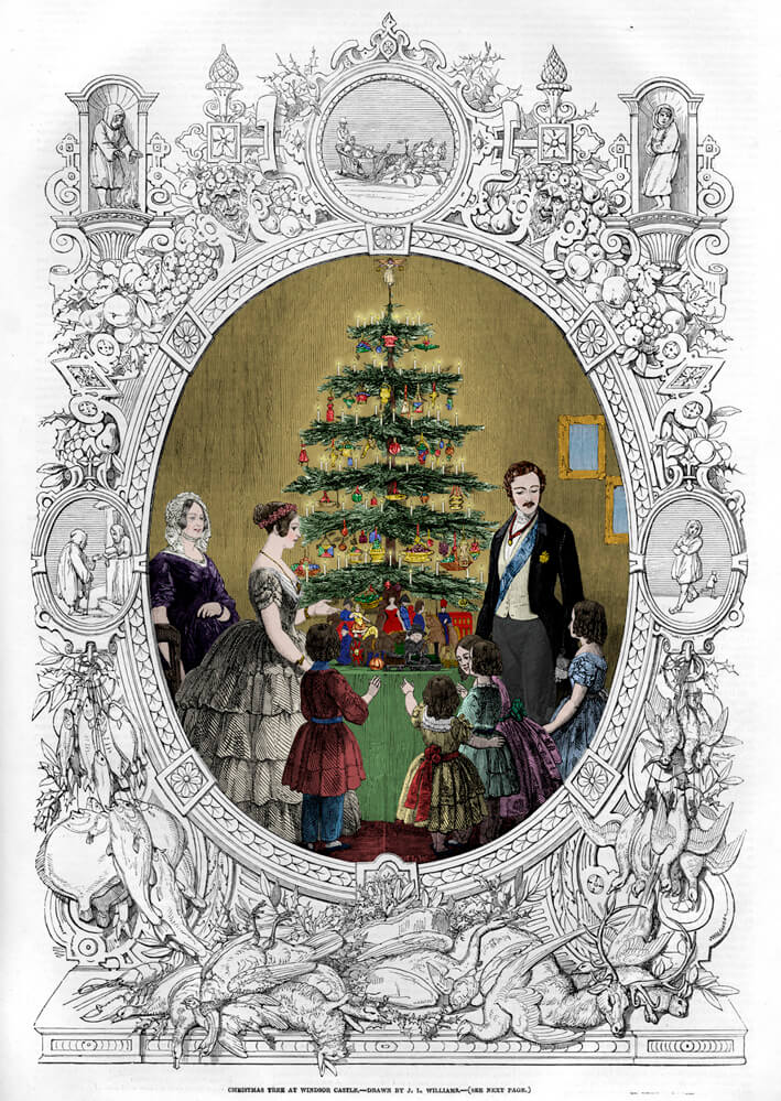 Königin Viktoria und Prinz Alberts Weihnachtsbaum