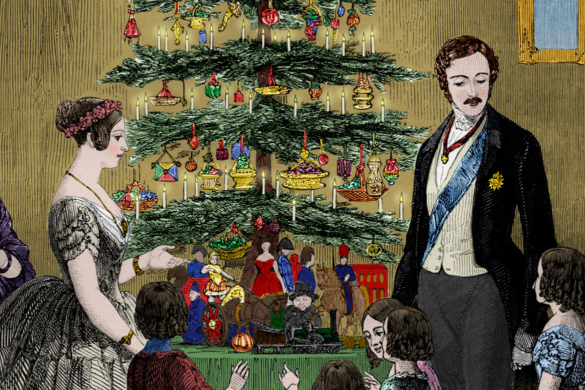 Königin Viktoria und Prinz Alberts Weihnachtsbaum