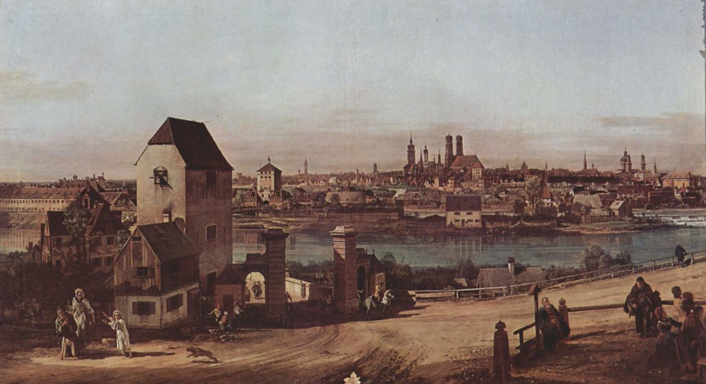 Ansicht Münchens von Osten, Bernardo Bellotto, 1761, Raum 23