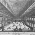 Das Innere des Turnierhauses im frühen 18. Jh.