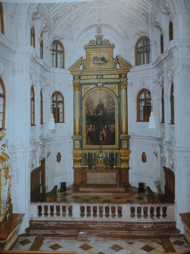 Chor der zwischen 1601/3 und 1630 errichteten Hofkapelle