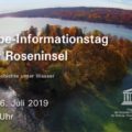 Welterbe-Informationstag auf der Roseninsel 2019. BLFD
