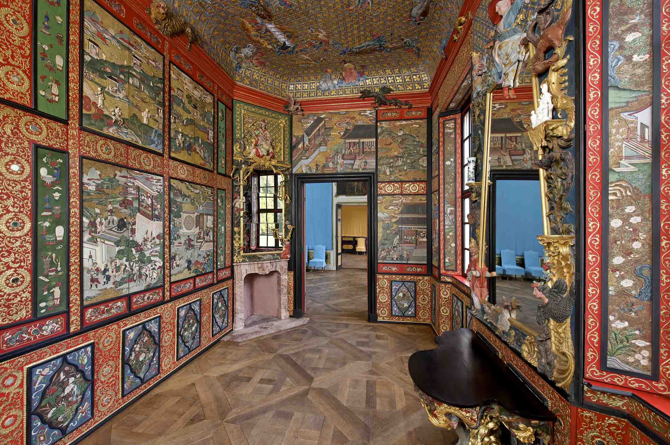 Bayreuth, Eremitage, Altes Schloss, Japanisches Kabinett, R. 4