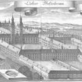 Kupferstich des Klosters Wessobrunn. Michael Wening um1701.