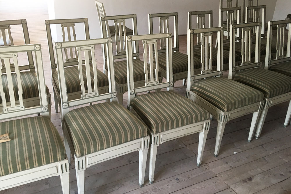 Stühle im Schliessheimer Depot, Auswahl