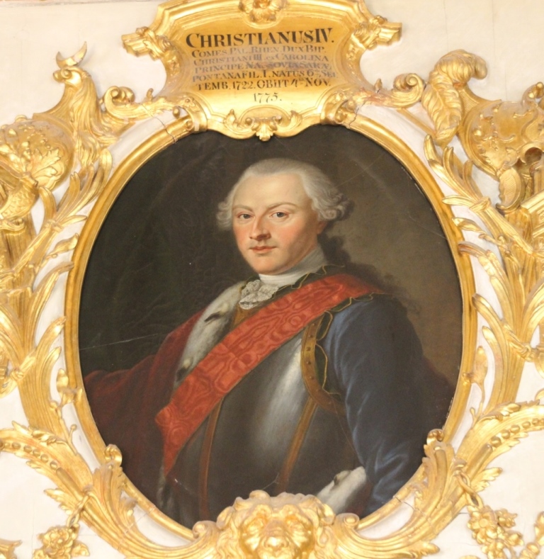 Christian IV., Porträt von M. v. Kellerhoven in der Ahnengalerie der Münchner Residenz