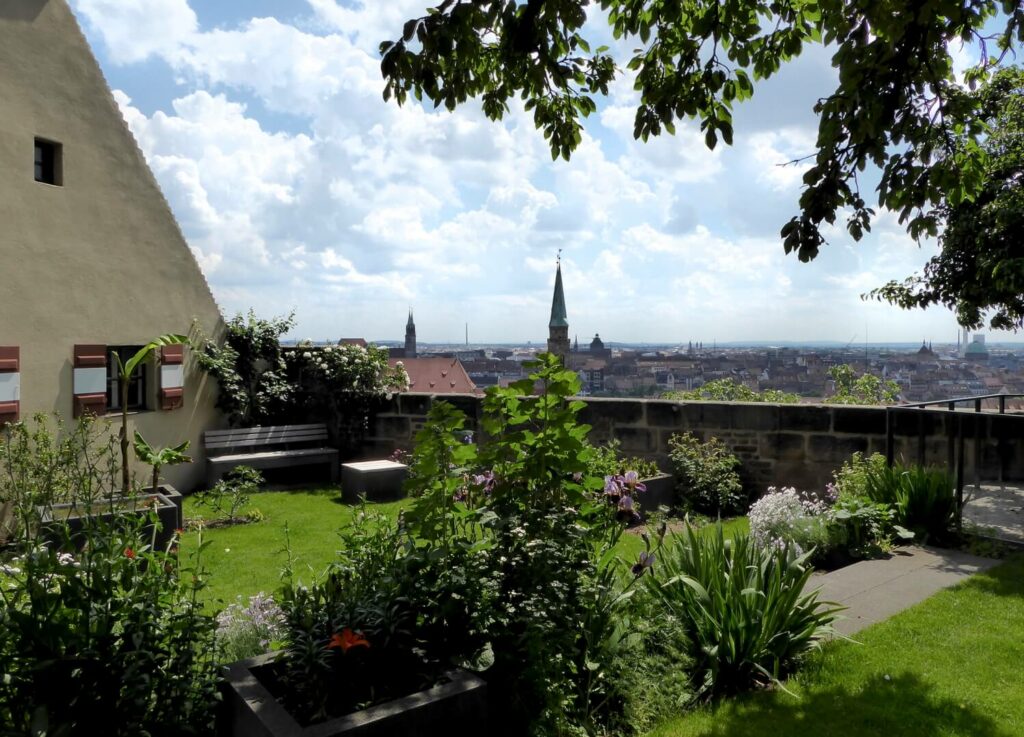 Maria Sibylla Merian-Garten auf der Kaiserburg Nürnberg