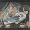 Maria Amalia auf dem Totenbett