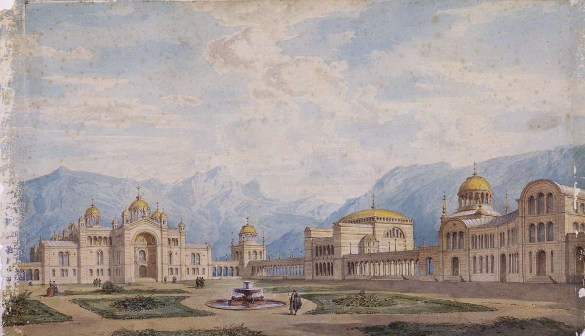 Projekt zu byzantinischem Palast Ludwig II