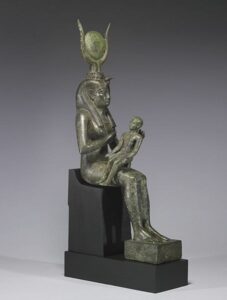 Thronende Isis mit dem Horusknaben, 7. Jh. v. Chr., Walters Art Museum, Baltimore