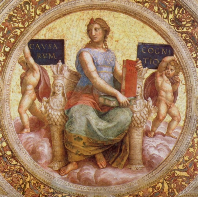 In den Stanzen des Vatikan stellten Raffael und seine Werkstatt die "Ephesische Artemis" als Sinnbild der Natur am Thron der personifizierten Weisheit dar