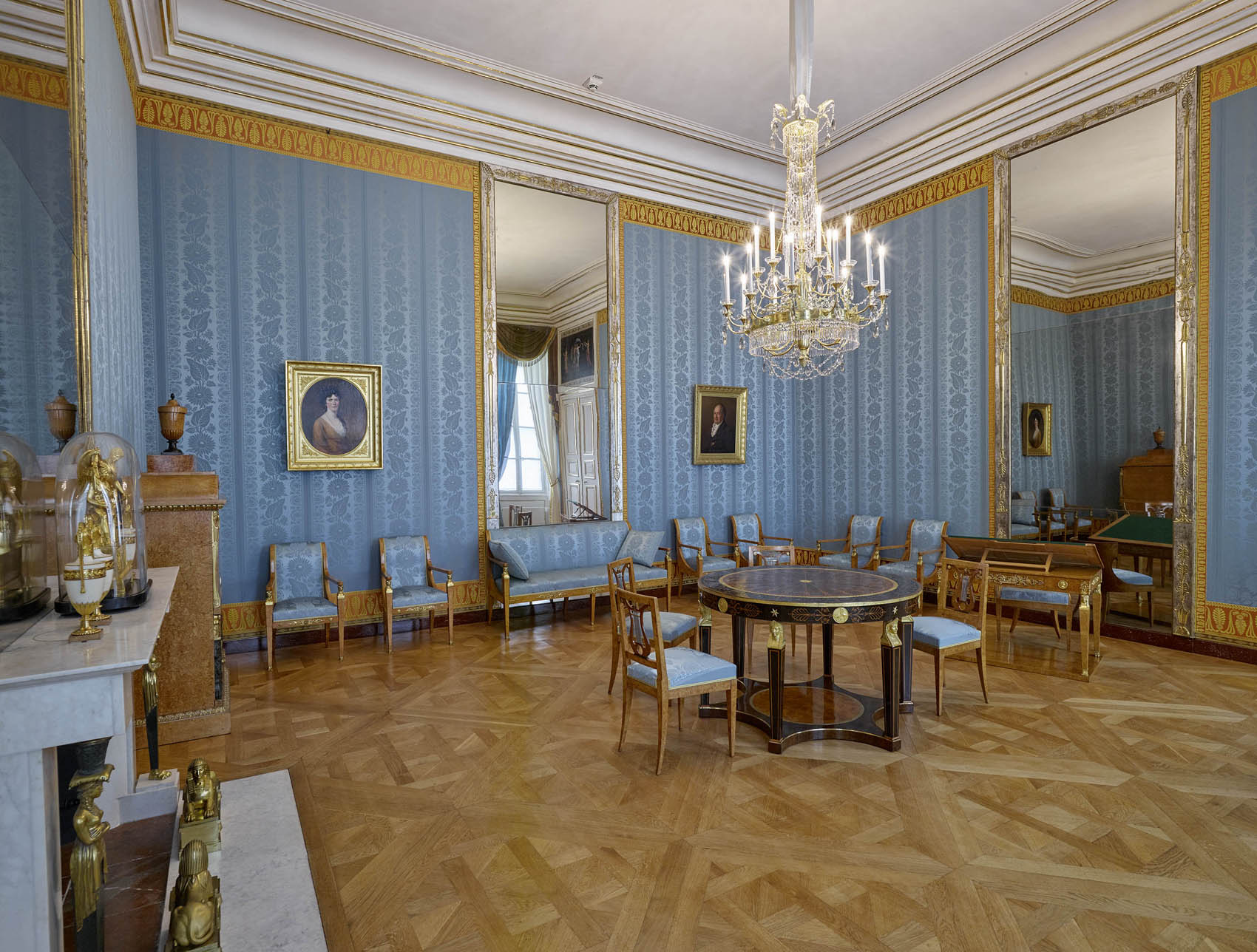 Arbeitszimmer der Königin Karoline - Nymphenburg Rekonstruktion
