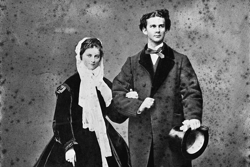 Verlobungsfoto Ludwig II. und Sophie in Bayern