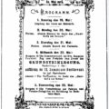 Programm zu den Grundsteinlegungsfeierlichkeiten vom 19. bis 23. Mai 1872