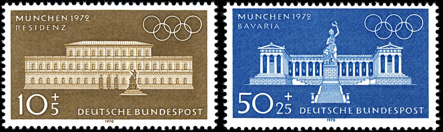 Briefmarkenserie Olympia 1972