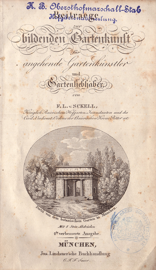 Titelblatt von Sckells Lehrbuch, 2. Auflage