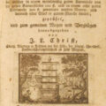 Johann Ludwig Christ, Titelblatt der zweiten Auflage des Buchs „Anweisung zur nützlichsten und angenehmsten Bienenzucht“, 1783