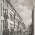 Domenico Quaglio, Königliche Residenz in München erbaut 1606, Radierung, 1811
