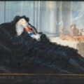 Ob auch politisch gescheitert und schon tot: Das Vlies ist immer dabei - Kaiser Karl VII. Albrecht auf dem Sterbebett (Miniaturensammlung der Residenz)
