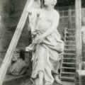 Weibliche Allegorie, Baustellenfoto 1896-1900