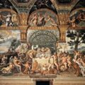 Hochzeitsmahl von Amor und Psyche im Palazzo de Tè in Mantua
