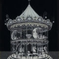 Lenz Karussell HInterglasmalerei